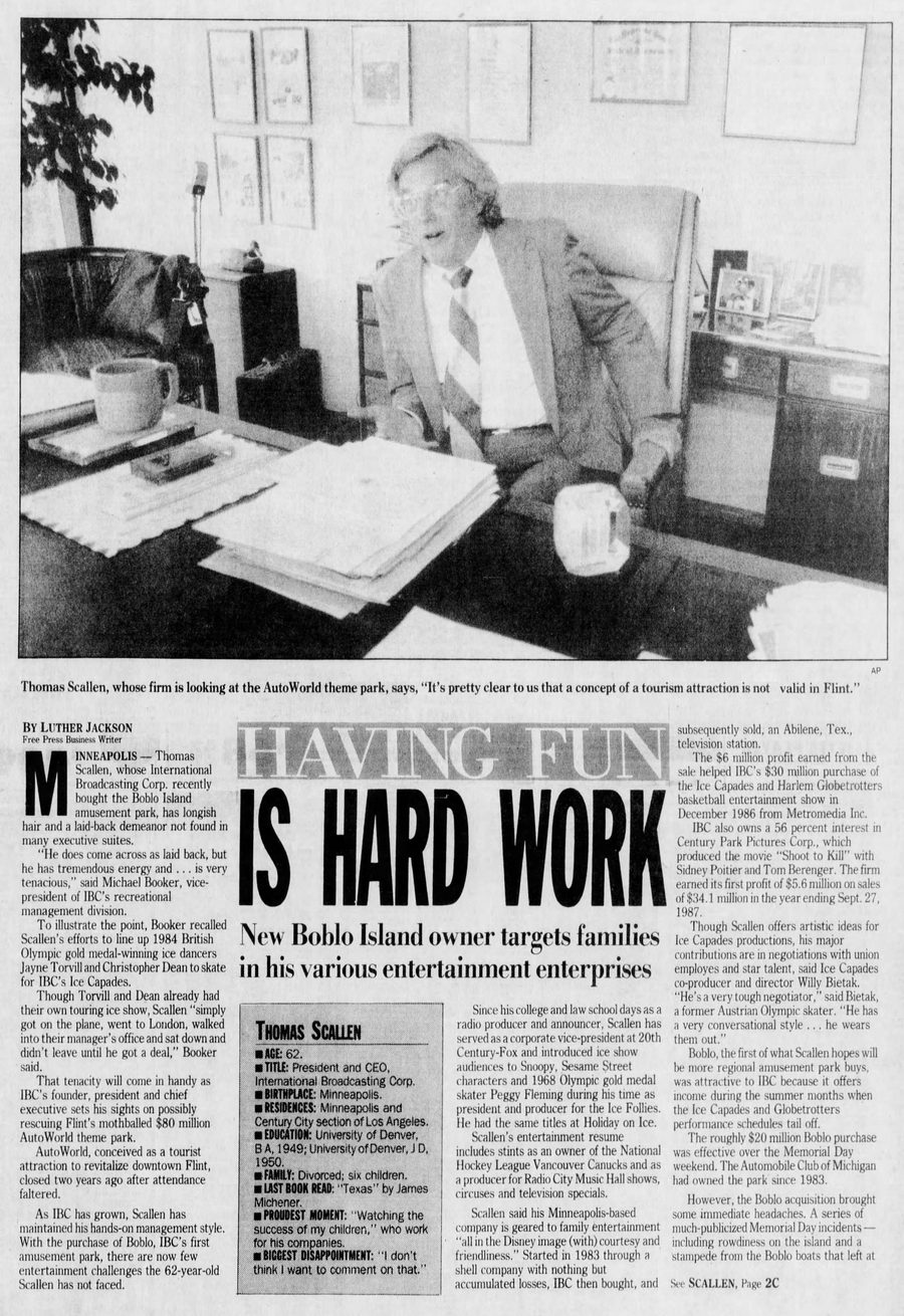 Bob-Lo Island - 1988 Article On Boblo And Autoworld (newer photo)